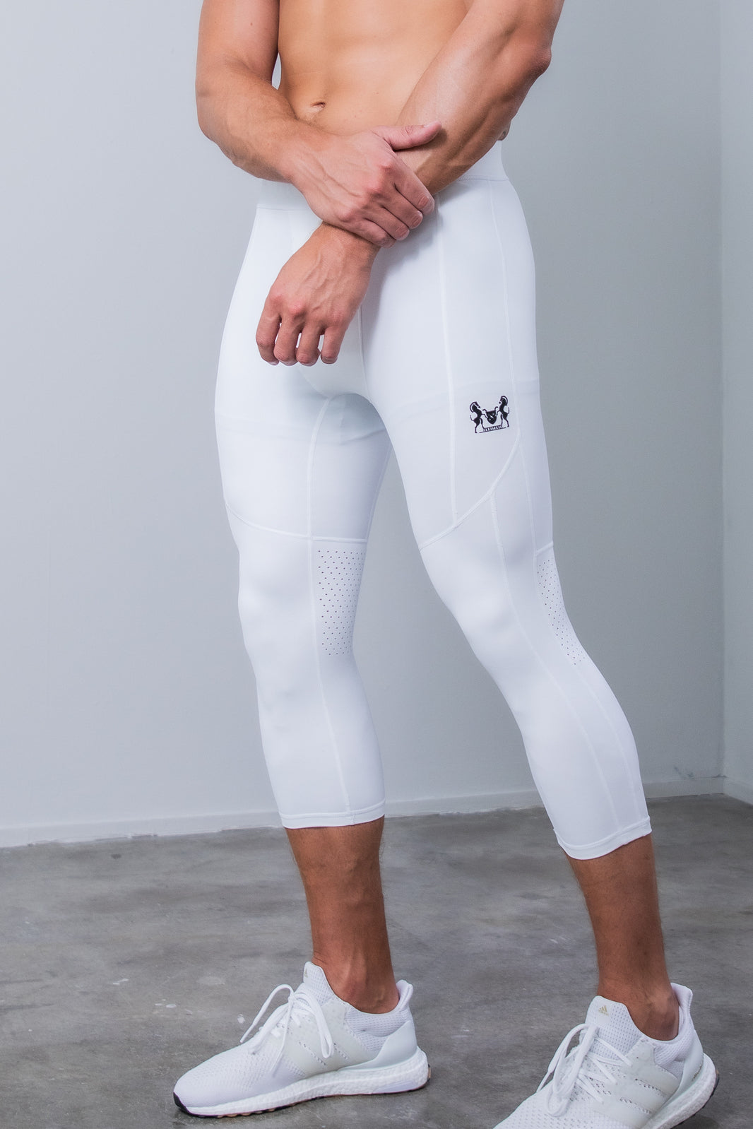 Second Skin Leggings 7 8 Length White ironstance